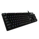 【中古】 Logicool G ゲーミングキーボード G512-LN ブラック メカニカルキーボード リニア 日本語配列 LIGHTSYNC RGB G512 Carbon 国内正規品 2年間メーカー(2)