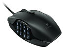 【中古】 LOGITECH LOGICOOL MMO ゲーミングマウス G600 並 行 輸 入 品 ブラック