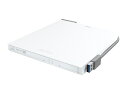【中古】 BUFFALO USB3.0 ポータブルDVDドライブ フラットデザイン ウルトラスリムタイプ Wケーブル収納 ホワイト DVSM-PTS58U3-W...