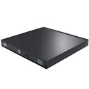 【中古】 ロジテック ポータブルDVDドライブ USB3.0 動画再生・編集 バックアップソフト付 M-DISC対応 ブラック LDR-PUE8U3VBK