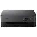 【中古】 Canon プリンター A4インクジェット複合機 PIXUS TS5430 ブラック 2021年モデル テレワーク向け 4色・一体型・対応インクBC-360/361シリーズ