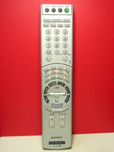【中古】 SONY デジタルテレビリモコン RM-J1004