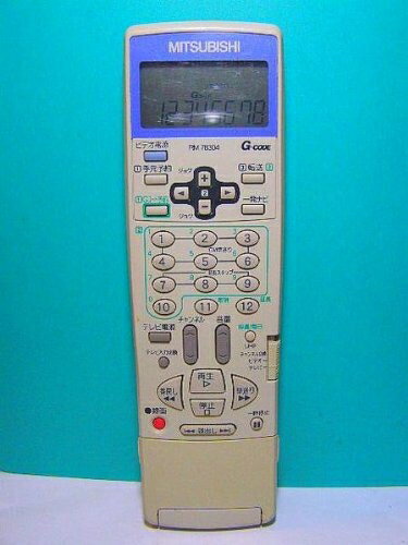【中古】 三菱 ビデオリモコン RM78304