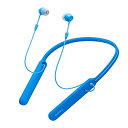 【中古】 ソニー ワイヤレスイヤホン WI-C400 : Bluetooth対応 最大20時間連続再生 カナル型 マイク付き 2017年モデル ブルー WI-C400 L(2)