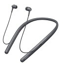 【中古】 ソニー ワイヤレスイヤホン h.ear in 2 Wireless WI-H700 : Bluetooth/ハイレゾ対応 最大8時間連続再生 カナル型 マイク付き 2017年モデル 360 Reality Audio認定モデル グレイッシュブラック WI-H700 B