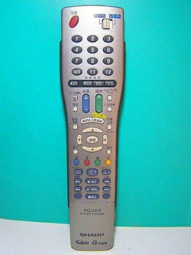 【中古】 シャープ HI-VISION RECORDERリモコン GA545PA