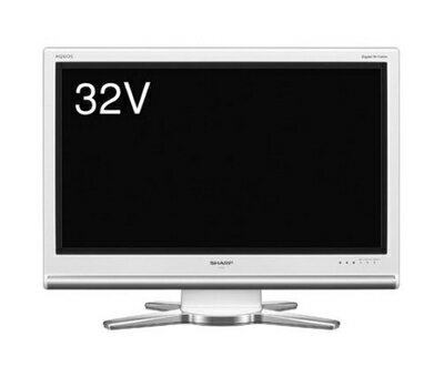【中古】 シャープ 32V型 液晶 テレビ AQUOS LC-32DS3-W フルハイビジョン 2007年モデル