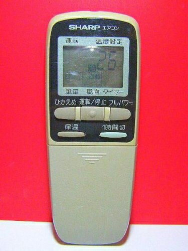 【中古】 シャープ エアコンリモコン A348JB