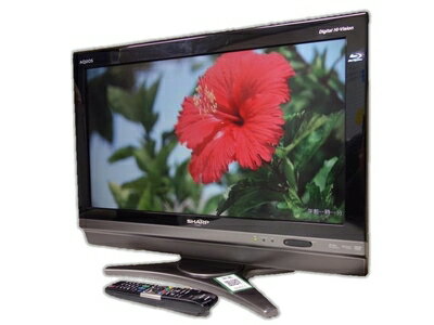 【中古】 シャープ 26V型 液晶 テレビ AQUOS LC-26DX2-B ハイビジョン ブルーレイレコーダー内蔵 2009年モデル