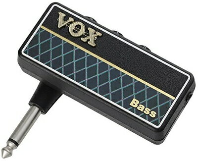 【中古】 VOX ヘッドホンアンプ ベース amPlug2 Bass 小型 ケーブル不要 ベースに直接プラグ・イン 自宅練習に最適 電池駆動 リズムパターン内蔵