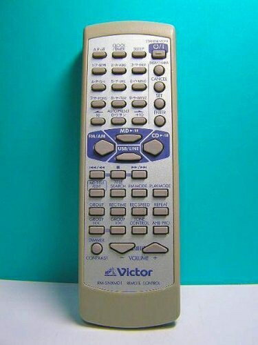 【中古】 ビクター オーディオリモコン RM-SNXMD1