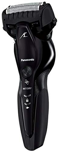 【中古】 パナソニック ラムダッシュ メンズシェーバー 3枚刃 お風呂剃り可 黒 ES-ST6R-K