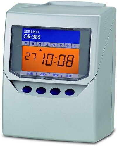 【中古】 セイコープレシジョン タイムレコーダー QR-385