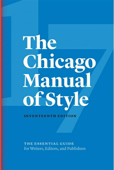 【中古】 The Chicago Manual of Style, 17th Edition