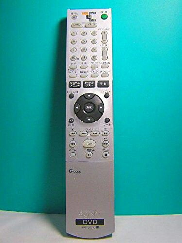 【中古】 ソニー DVDリモコン RMT-D224J