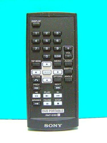【中古】 ソニー DVD PORTABLEリモコン RMT-D191
