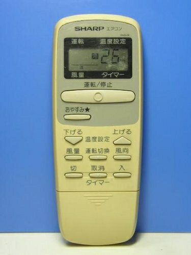 【中古】 シャープ エアコンリモコン A422JB