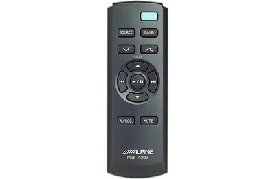 【中古】 Alpine rue-4202ワイヤレス手のひらサイズオーディオリモートコントロール
