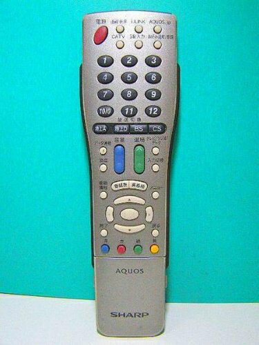 【中古】 シャープ テレビリモコン GA491WJSA