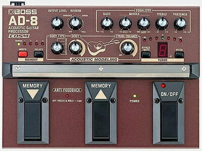 【中古】 BOSS AD-8 プリアンプ アコースティックギター用 (ボス AD8)｜Haute Produit