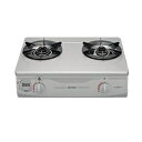 【中古】 リンナイ ガステーブル 二口コンロ・コンパクト幅56cm(都市ガス12A・13A用)左ハイカロリー RTS-336-2FTS(SL)L-13A