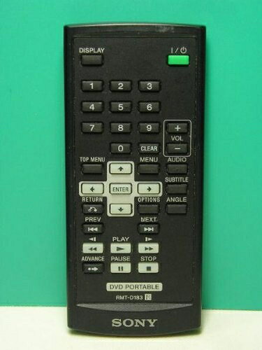 【中古】 SONY DVD PORTABLEリモコン RMT-D183 hauteproduit-10222554 Haute Produit パッケージ画像