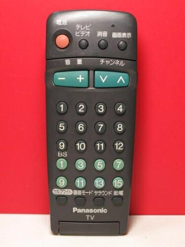 【中古】 パナソニック テレビリモコン TNQE082