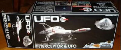 【中古】 ミラクルハウス 新世紀合金 ITC メカニック 謎の円盤UFO インターセプター&UFO