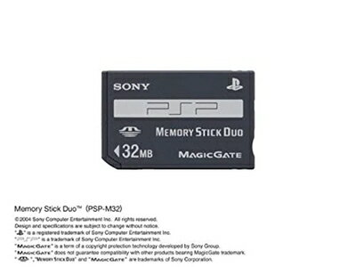 【中古】 メモリースティック デュオ(PSP-M32) 最大32MB