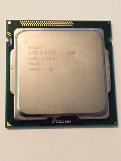 【中古】 Intel インテルCore i3-2100 3.10ghz 3メガバイトソケット1155デスクトップコンピュータCPUプロセッサsr05c