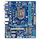 【中古】 GIGABYTE intel H61(B3) LGA1155 Micro ATX DDR3 PCI-E X16,X1 RGB DVI HDMI USB...