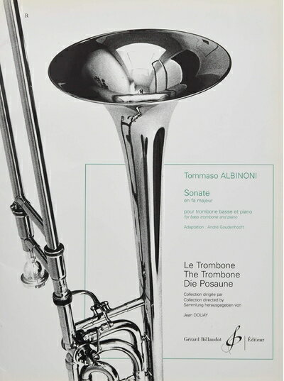 【お届け日について】お届け日の"指定なし"で、記載の最短日より早くお届けできる場合が多いです。お品物をなるべく早くお受け取りしたい場合は、お届け日を"指定なし"にてご注文ください。お届け日をご指定頂いた場合、ご注文後の変更はできかねます。【要注意事項】掲載されておりますお写真画像は全てイメージとなり、お送りするものを保証するものではございませんので、必ず下記事項を一読ください。【お品物お届けまでの流れについて】・ご注文：24時間365日受け付けております。・ご注文の確認と入金：入金*が完了いたしましたらお品物の手配をさせていただきます・お届け：商品ページにございます最短お届け日数±3日前後でのお届けとなります。*前払いやお支払いが遅れた場合は入金確認後配送手配となります、ご理解くださいますようお願いいたします。【中古品の不良対応について】・お品物に不具合がある場合、到着より7日間は返品交換対応*を承ります。初期不良がございましたら、購入履歴の「ショップへお問い合わせ」より不具合内容を添えてご連絡ください。*代替え品のご提案ができない場合ご返金となりますので、ご了承ください。・お品物販売前に動作確認をしておりますが、中古品という特性上配送時に問題が起こる可能性もございます。お手数おかけいたしますが、お品物ご到着後お早めにご確認をお願い申し上げます。【在庫切れ等について】弊社は他モールと併売を行っている兼ね合いで、在庫反映システムの処理が遅れてしまい在庫のない商品が販売中となっている場合がございます。完売していた場合はメールにてご連絡いただきますの絵、ご了承ください。【重要】・当社中古品は、製品を利用する上で問題のないものを取り扱っておりますので、ご安心して、ご購入いただければ幸いです。・商品の画像及びシリアルナンバーを弊社の方で控えておりますので、すり替え・模造品対策店舗として安心してお買い求めください。・中古品の特性上、外箱,取り扱い説明書等は付属いたしません。・商品名に【付属、○○付き、特典】等の記載があっても中古品の場合は基本的にこれらは付属致しません。・付属品(ケーブル,バッテリー....etc)は、互換性品となる場合がございます。動作確認はきちんとしておりますので、ご了承の上ご安心してお買い求めください。下記はメーカーインフォになりますため、保証等の記載がある場合や、付属品詳細の記載がある場合がございますが、こちらの製品は中古品ですのでメーカー保証の対象外となり、付属品に関しましても、製品の機能として損なわない付属品（保存袋、ストラップ...ect）は基本的には付属いたしません。かならずご理解いただいた上で、ご購入ください。アルビノーニ : ソナタ ヘ長調 (トロンボーン、ピアノ) ビヨドー出版