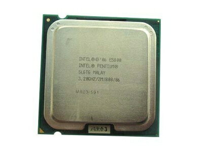 【中古】 Intel Pentium E5800 SLGTG 3.2GHz 2MB Dual-Core CPU Processor LGA775 by Intel [並行輸入品]
