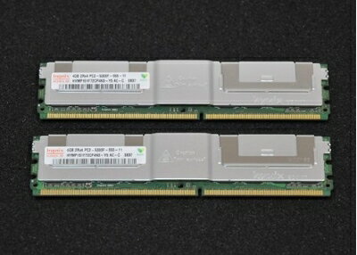 【中古】 SKハイニックス PC2-5300 4GB FB-DIMM 2枚セット 2Rx4 合計8GB 【中古】