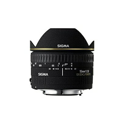 【中古】 SIGMA 単焦点魚眼レンズ 15mm F2.8 EX DG DIAGONAL FISHEYE ペンタックス用 対角線魚眼 フルサイズ対応 476274