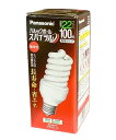 【中古】 パナソニック パルックボール スパイラル D25形 電球100形タイプ 電球色 EFD25EL22