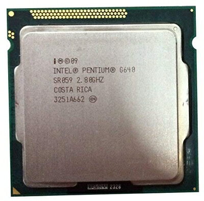 【中古】 Intel Pentium デュアルコア G640 2.8 GHz 3 MB 2コア 1155 プロセッサー