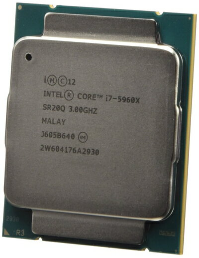 【中古】 Intel CPU Core i7 5960X 3.00GHz 20Mキャッシュ LGA2011-3 Haswell E BX80648I75960X【BOX】