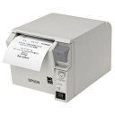 【中古】 エプソン レシートプリンター/前面操作/58mm幅/クールホワイト