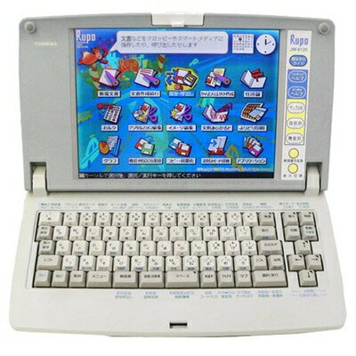 【中古】 TOSHIBA ルポ JW-6120 パーソナルワープロ (フォグブルー)