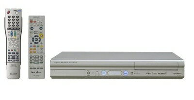 【中古】 SHARP AQUOS 地上・BS・110度CSデジタルハイビジョンチューナー内蔵 HDD&DVDレコーダー 400GB DV-AC34