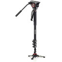 【中古】 マンフロット(Manfrotto) 一脚 XPROフルードビデオ一脚 フルード雲台MVH500AH相当品付属 アルミニウム MVMXPRO500