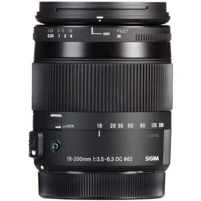 【中古】 シグマ(Sigma) SIGMA シグマ 18-200mm F3.5-6.3 DC OS キャノン用