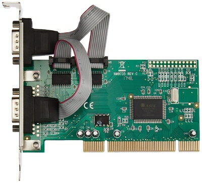 【中古】 AREA RS232Cシリアルポート (外部) x2ポート増設PCIボード ロープロファイル対応 SD-PCI9835-2SL