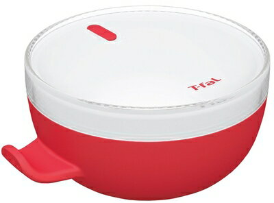 【中古】 ティファール 電子レンジ専用 鍋 ボール クイックボウル レッド キッチンツール K20301