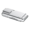 【中古】 iBUFFALO SDXC対応カードリーダー/ライター シルバー Silver 銀 2倍速 USB2.0バスパワーモデル BSCRD03U2SV