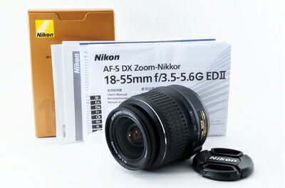 š Nikon ɸॺ AF-S DX Zoom Nikkor ED 18-55mm f/3.5-5.6 G II ֥å ˥DXեޥå