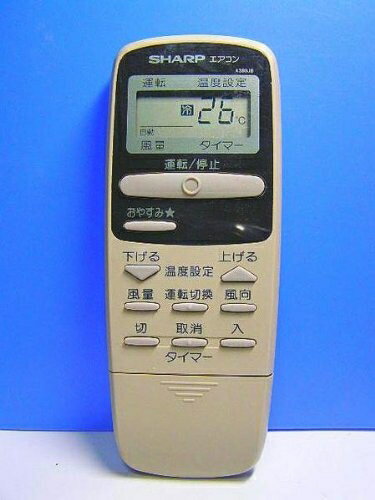 SHARP - 【中古】 シャープ エアコンリモコン A389JB