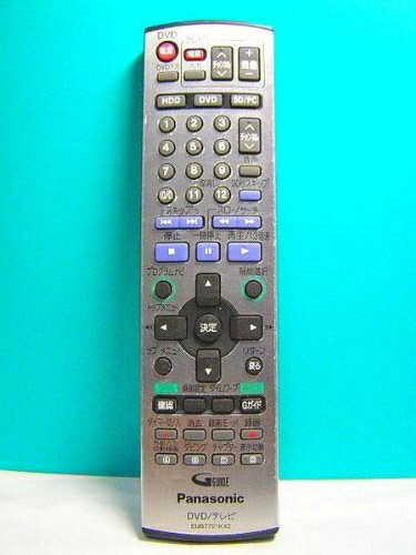 【中古】 パナソニック DVD・テレビリモコン EUR7721KXO