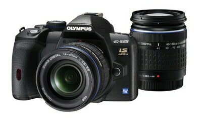 【中古】 OLYMPUS デジタル一眼レフカメラ E-520 ダブルズームキット E-520WKIT